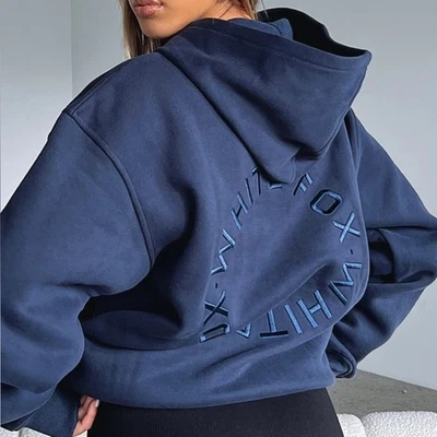 White Fox Stay Lifted Oversized Hoodie - Image 1 of 4
