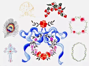 MARTHA PULLEN Embroidery Card - Artista 165 170 180 200 700 Deco 300 340 TESTED - Picture 1 of 14