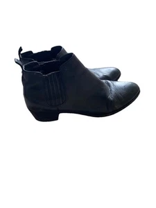 Michael By Michael Kors Ankle Boots Booties Black Leather 9 B Shoes - Bild 1 von 7