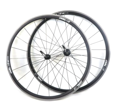 OVAL CONCEPTS 530 ROAD WHEELSET 700c Track Pro 20/24 Spoke 30mm 1985g Black - Image 1 of 4