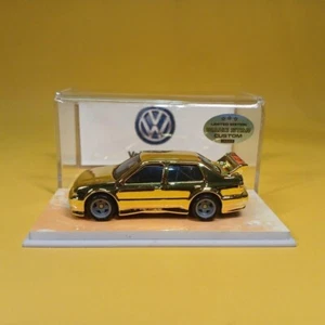 Hot Wheels VOLKSWAGEN JETTA MK3 CHROME (WANGSTAR CUSTOM) REAL RIDERS METAL BASE - Picture 1 of 15