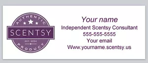 Personalisierte Adressetiketten Scentsy (ac 951) - Bild 1 von 3