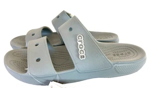 NEW w/Tags Crocs Gray Classic Sandal Comfort Slide Slip On Men's 8 Women's 10 - Picture 1 of 7