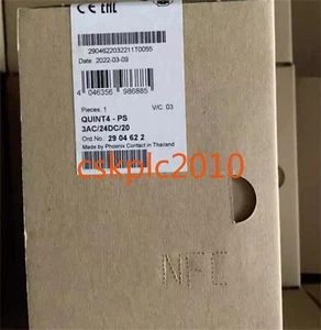 1PZ NUOVO IN SCATOLA alimentatore Phoenix QUINT4-PS/3AC/24DC/20 2904622 - Foto 1 di 3
