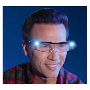 1Pair Magnifying Glasses With Light 180% LED Lighted Magnifier Eyeglasses - Picture 1 of 9