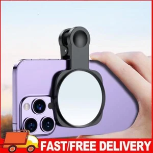 Smartphone-Kamera-Spiegel-Reflektions-Clip-Set Selfie-Reflektor für Reisen (schw - Zdjęcie 1 z 9