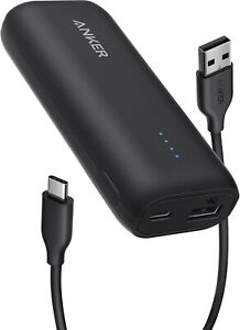 Anker 321 Power Bank USB-C Portable Charger 5200mAh Battery Pack 2-Port Charging