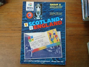 1996 Jun 15 England v Scotland Group A Wembley with Ticket - Picture 1 of 1