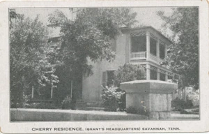Savannah TN * Cherry Residence Gen. Grant’s Headquarters ca 1905 Hardin Co. - Foto 1 di 2