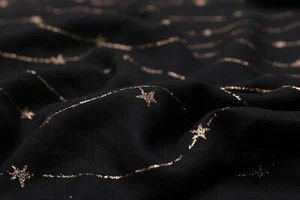 Shining Star Foil Print Scarf Christmas Collection Light Wight Shawl Wrap - Picture 1 of 14