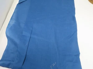 Blue 46" Wide 86" Long Fabric Remnant Cotton Lightweight Over 2 Yds - Picture 1 of 4
