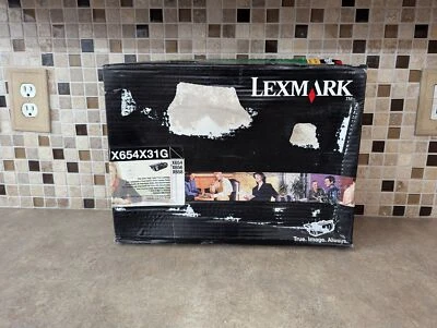 GENUINE LEXMARK EXTRA HIGH YIELD TONER BLACK T654X31G FOR T654 T656 ULA3-9 - Image 1 of 4