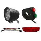 EBike Switch DK11 with QD168 Frontlight DR001 Taillight Warning Light Turn 6463