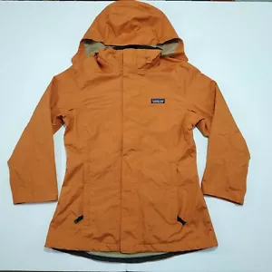 Giacca a vento vintage Patagonia puffer arancione con cappuccio taglia M cappotto con cappuccio RN 51884 - Foto 1 di 11