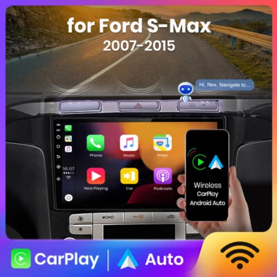 Android13 Carplay Autoradio GPS Navi WiFi RDS Für Ford S-Max WA6 2007-2008 - Bild 1 von 4