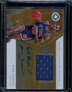 2018-19 Panini Opulence Golden Auto Memorabilia /79 Mark Jackson #GA-MJK Auto - Picture 1 of 2