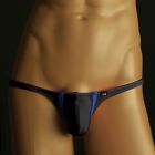 Men Underwear Stretch T-Back Underwear Bikini Briefs High Low Men Rise