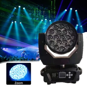 LED 19x15W RGBW 4 en 1 Zoom de lavado MAC Aura Cabezal móvil Luz Disco haz iluminación - Imagen 1 de 10