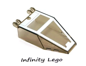 LEGO Trans-Brown Parabrisas 7x4 Doble 2 Dedos Star Wars Snowspeeder 30372 - Imagen 1 de 3