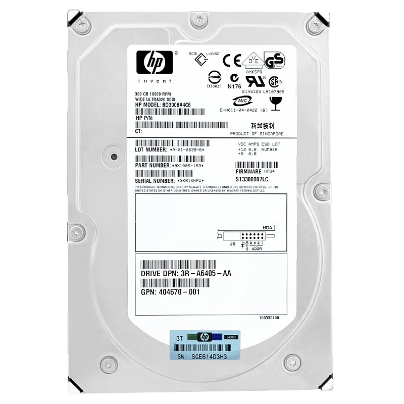 HP 10000 RPM, (3,5 Zoll) (350964-B22) Festplatte