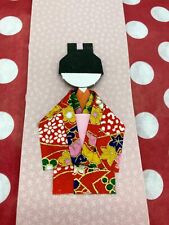Japanische Washi Papier Puppe Samurai Lesezeichen Handarbeit (No.7)