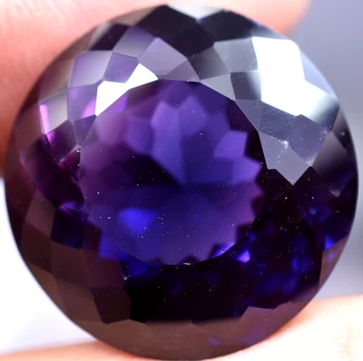 Very Clean 35.45 Ct Natural Purple Blue Tanzanite IF GGL Certified Loose Gem!! - Image 1 of 4