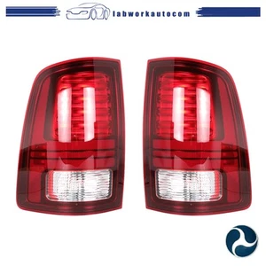 For Ram 1500 2500 3500 2013-2016 Brake Lamp Tail Light LH+RH Side LED Clear Lens - Picture 1 of 14