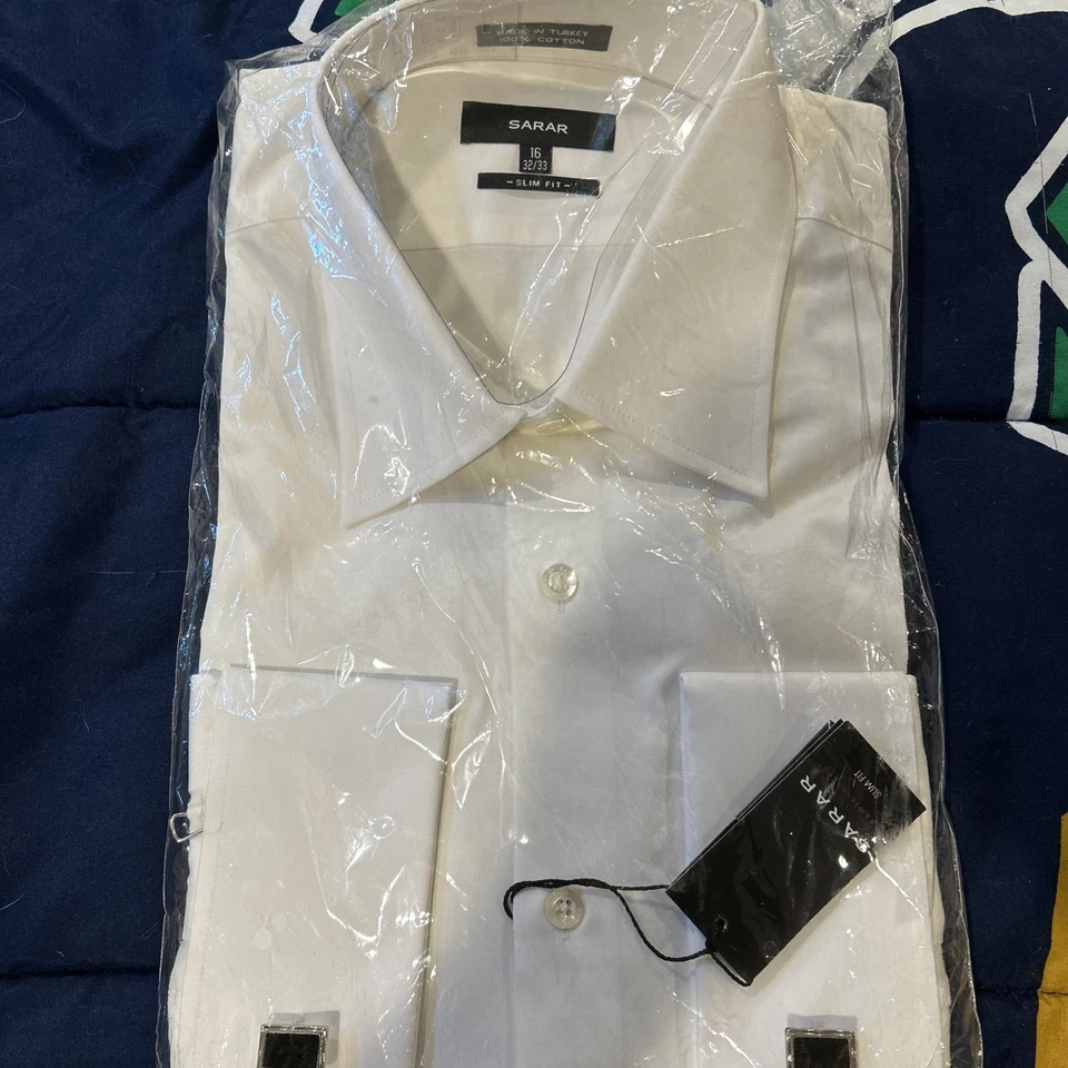 Camisa branca masculina manga longa - Imagem 1 de 2