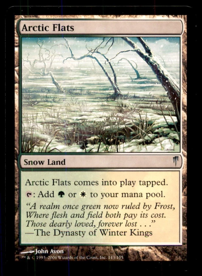 MTG Arctic Flats LP Light Play Coldsnap [3067] - Image 1 of 1