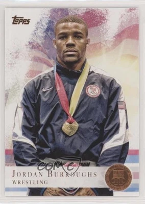 2012 Topps US Olympic Team and Olympic Hopefuls Bronze Jordan Burroughs #85 - Image 1 of 2