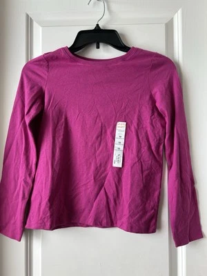 Nueva Camisa Larga Fucsia Jumping Beans Niñas Talla 10 Foto 1 de 4