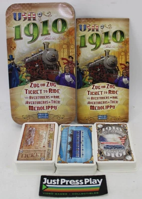 Ticket To Ride USA 1910 Expansion Tin Edition Days of Wonder 2006 - Complete! - Image 1 of 4