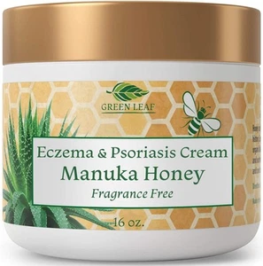Manuka Honey Eczema Cream Moisturizing Lotion Fragrance Free For Psoriasis Re... - Picture 1 of 7