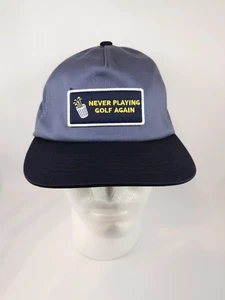 Gorra PUMA Golf 110 Flexfit Snapback Azul Marino “Nunca más juegues gorra de golf” OSFA - Imagen 1 de 10