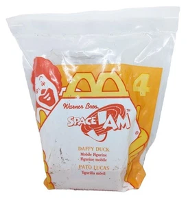 McDonalds 1996 Warner Bros. Space Jam Pato Lucas #4 Juguete Happy Meal Sin Abrir - Imagen 1 de 2