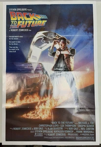 RARE Vintage 1985 Original Movie Poster Back to the Future #850064 Folded 27x41 - Picture 1 of 23
