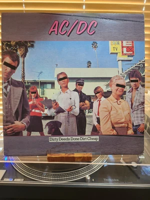 AC/DC, Dirty Deeds Done Dirt Cheap, 1981 Atlantic Stereo, SD-16033, VG+/VG - Image 1 of 4