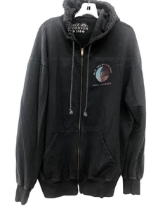 Gr. XLJack Johnson schwarz Full-Zip Hoodie 2-seitig Wellen Grafik Sweatshirt Jacke - Bild 1 von 5