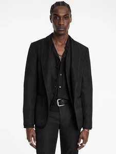 $ 1698 Neu mit Etikett brandneu John Varvatos Collection Wallace Jacke EU 52 USA 42 schwarz - Bild 1 von 14