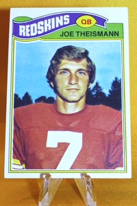 1977 Topps Football #74 Joe Theismann (Redskins) - Bild 1 von 2
