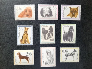 Poland #1115-23 MNH, 1963 "Dogs," Scott Catalog Value $ 12.05 - Picture 1 of 4