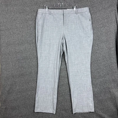 Pantalones Nine West Mujer 20W Gris Jaspeado Apenas Corte Bota Elastizados Carrera Oficina Foto 1 de 4