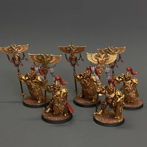 Custodian Guard Squad Painted WH40K Adeptus Custodes 54mm Professionally Painted - Picture 1 of 10