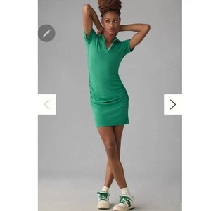 Sundry Kurzarm Polokleid Größe S Neu Grün - Bild 1 von 4