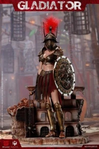 HAOYU TOYS HH18015 IMPERIAL FEMALE GLADIATOR WARRIOR - DIECAST - RED VERSION - Imagen 1 de 8