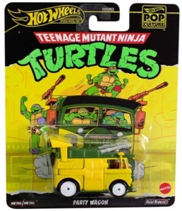 NEW Hot Wheels Premium Pop Culture TMNT Ninja Turtles PARTY WAGON HXF04 1:64 Car - Picture 1 of 2