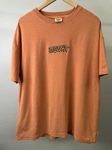 Insight Shirt Mens Logo Graphic Short Sleeve Tshirt Size L - Rust Orange - Picture 1 of 3