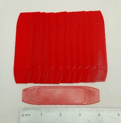 Hot Wheels Track Connectors 12 Pack -Reproduction of the Magenta/red Connectors - Image 1 of 2