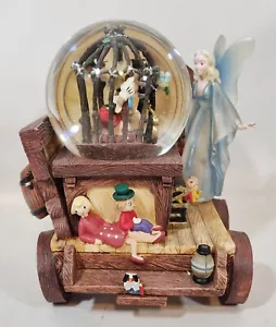 Disney Snowglobe Music Box, Stromboli's Wagon, Pinocchio, Collectable, V Rare - Foto 1 di 12