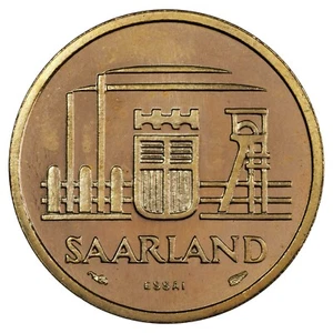 Allemagne - Sarre - 20 franken 1954 ESSAI bronze-aluminium SPL - KM.E3 Schön 2E - Imagen 1 de 2